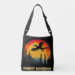 Bolsa Ajustável Vintage Sunset Forest Dragon