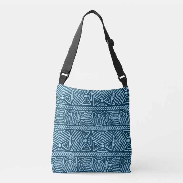 Bolsa Ajustável Vintage tribal, padrão perfeito. (Frente)