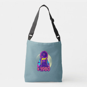 Bolsa Ajustável Vintage Vibe 1980s - Saco Cruzado Inspirado