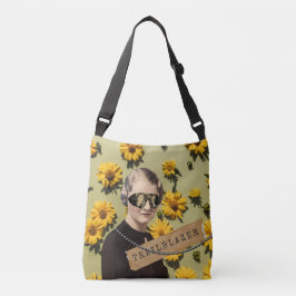 Bolsa Ajustável Vintage Woman Trailblazer Daisies Kitsch