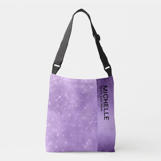 Bolsa Ajustável Violeta brilhante e brilhante ID673 (Frente)