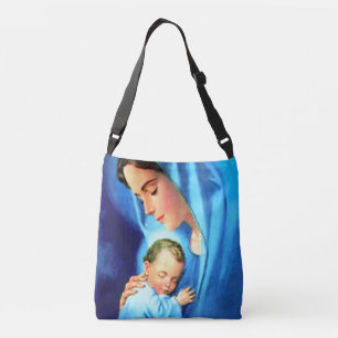 Bolsa Ajustável Virgem Abençoada Maria com Jesus bebê