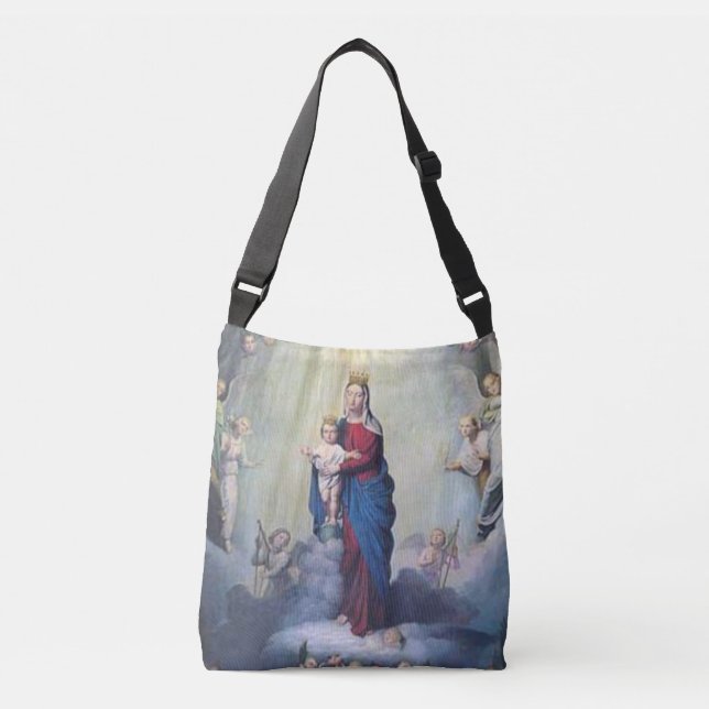 Bolsa Ajustável Virgem Abençoada Maria Personalizada (Frente)