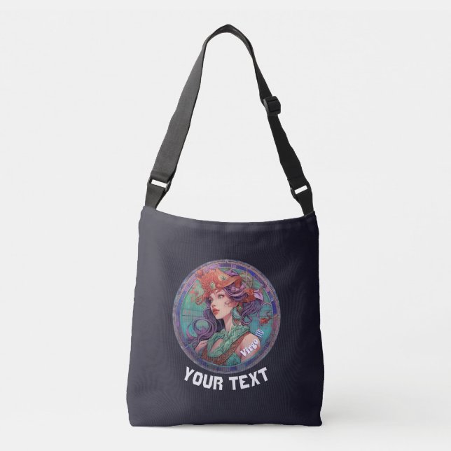 Bolsa Ajustável Virgo Zodiac Personalizado  (Frente)