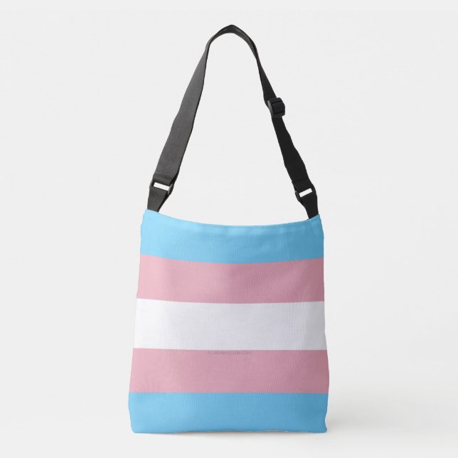 Bolsa Ajustável Visibilidade da bandeira do orgulho transgênero da (Frente)