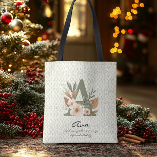 Bolsa Ajustável Vitality Bloom de Ava - Monograma Floral de Boho