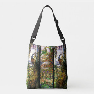 Bolsa Ajustável Vitral do pássaro do papagaio do pavão de Nouvea