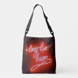 Bolsa Ajustável Vivo - Sinal de Néon Bacon, amante de Bacon