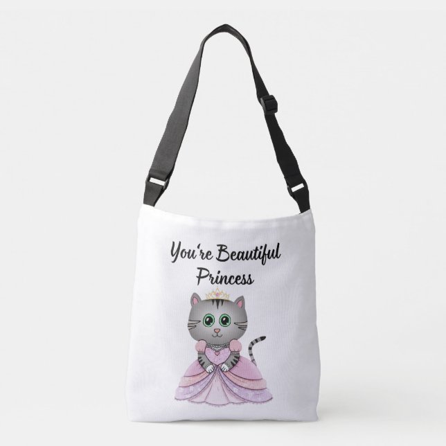 Bolsa Ajustável Você é uma Princesa Bonita (Frente)