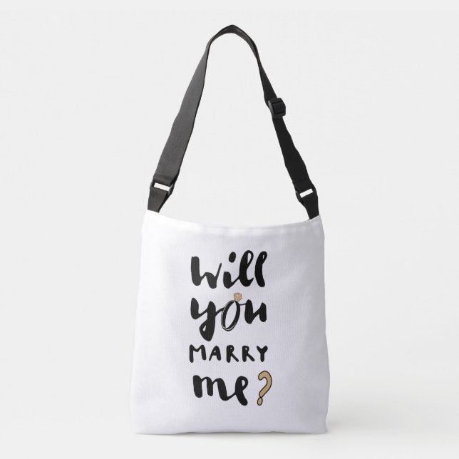 Bolsa Ajustável Você quer casar comigo (Frente)