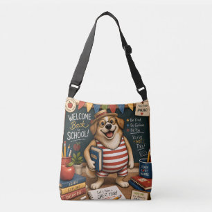 Bolsa Ajustável Voltar ao Cachorro da Escola PNG, Desenho de Cacho