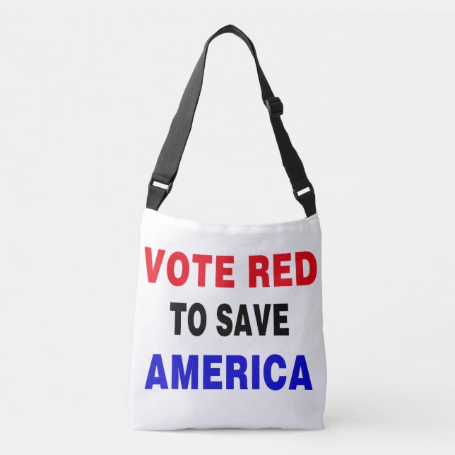 Bolsa Ajustável Vote Red Para Salvar A América (Frente)