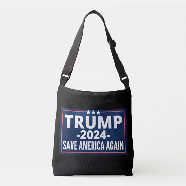 Bolsa Ajustável vote, trump 2024, trump2024, 2024, trump 2020 (Frente)