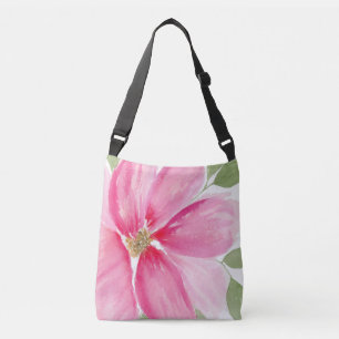 Bolsa Ajustável Watercolor Magenta Bloom