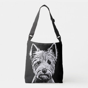 Bolsa Ajustável Westie Puppy Portrait