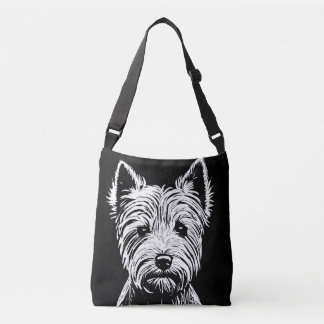 Bolsa Ajustável Westie Puppy Portrait