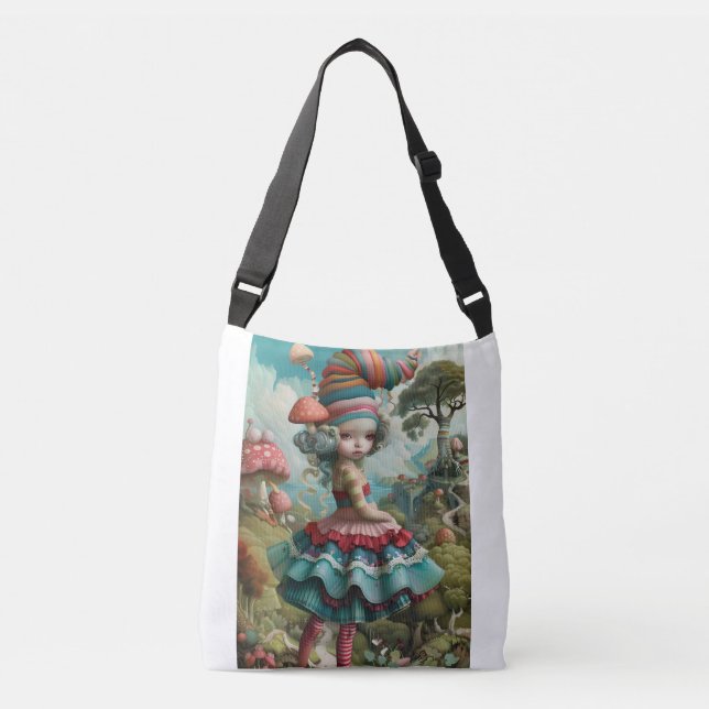 Bolsa Ajustável Whimsical girl  (Frente)