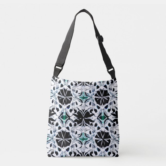 Bolsa Ajustável white black green (Frente)