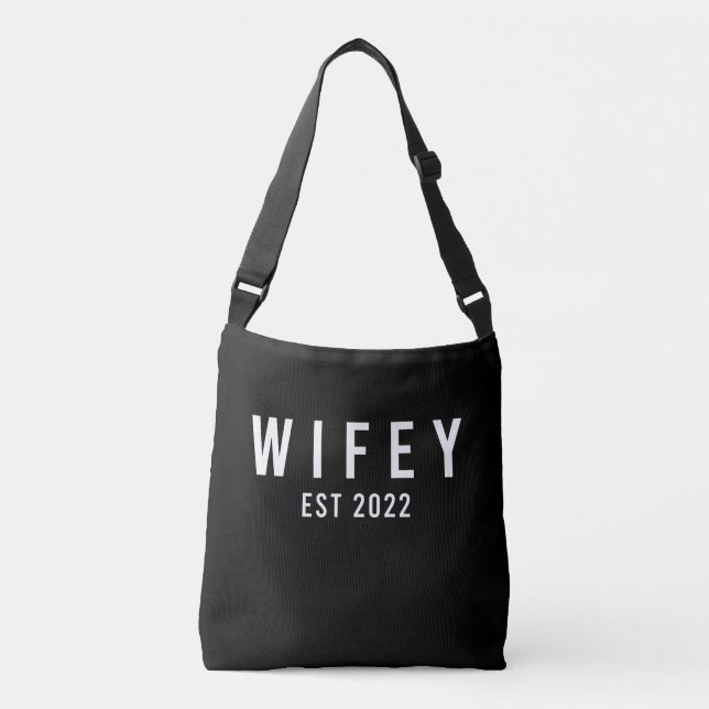 Bolsa Ajustável Wifey Est 2022 Bride To Be Bachelorette Party (Frente)