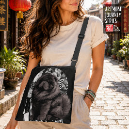 Bolsa Ajustável WILLEM preto chow - Série PORTAL ArtMuse