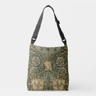 Bolsa Ajustável William Morris Honeysuckle Verde Amarelo