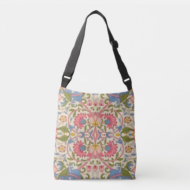 Bolsa Ajustável William Morris Lodden Primavera Wallpaper Art (Frente)