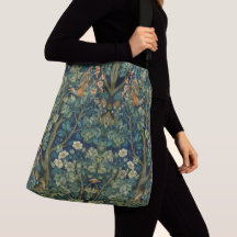 William* Morris Vitoriano Antigo Verde Floresta