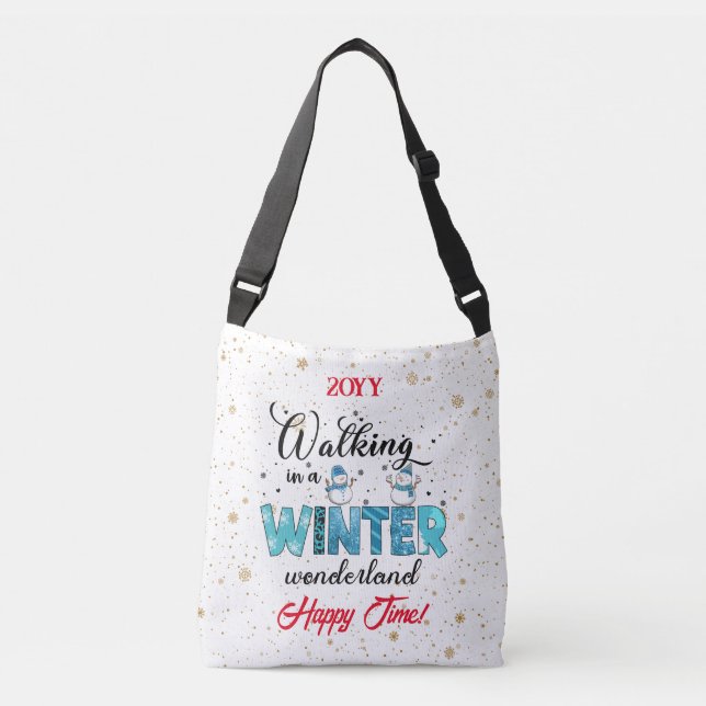 Bolsa Ajustável Winter Wonderland Customize (Frente)