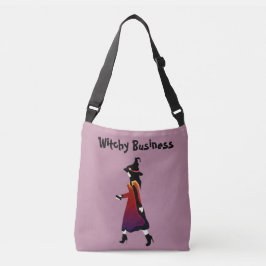Bolsa Ajustável Witchy Business Modern Personalizado Rosa Sujo