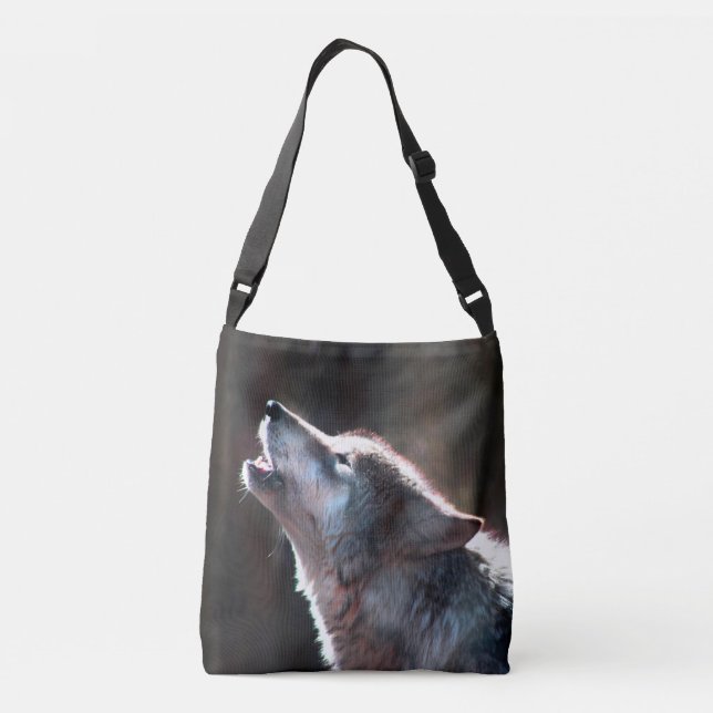 Bolsa Ajustável Wolf Howling Lone Wolf (Verso)