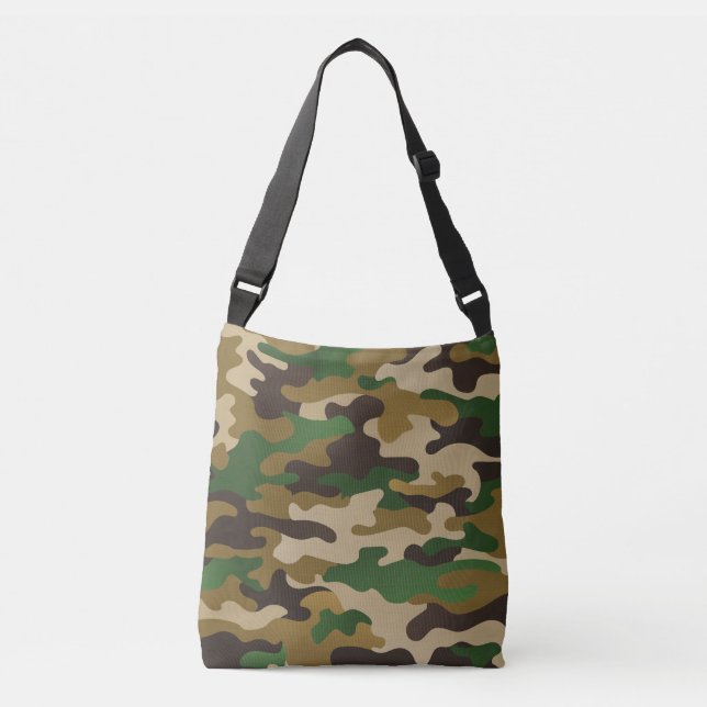 Bolsa Ajustável Woodland Urban Camo Green Brown Sand (Frente)