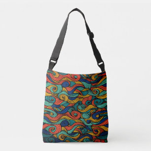 Bolsa Ajustável Wool Topped paisley