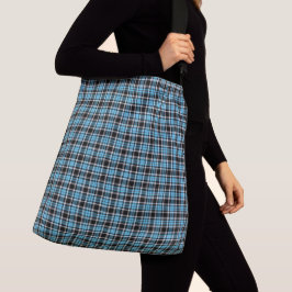 Bolsa Ajustável Xadrez-Azul-Clássico-Bolsa-Ombro-Sacos