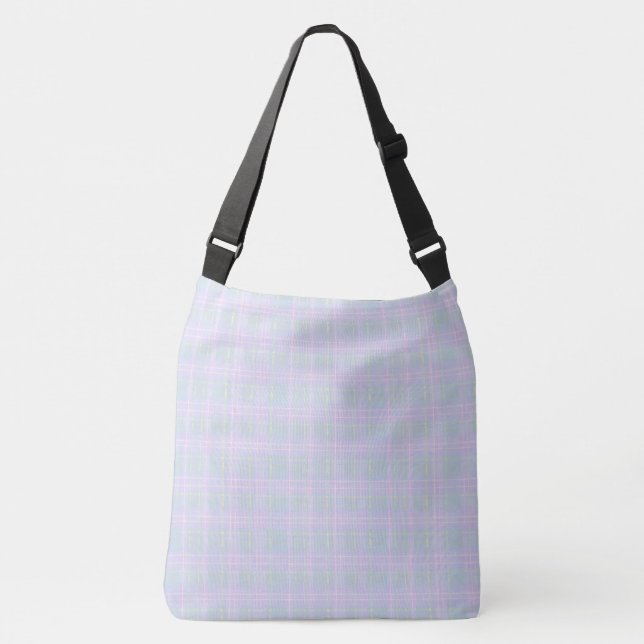 Bolsa Ajustável Xadrez Azul Prairie (Frente)