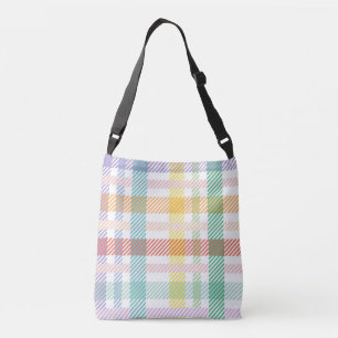 Bolsa Ajustável Xadrez de padrão sem costura colorido