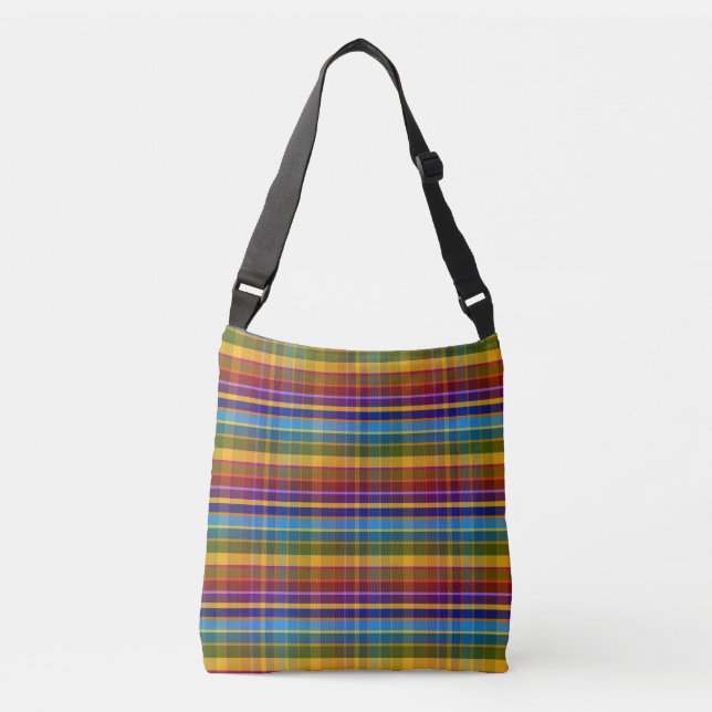 Bolsa Ajustável Xadrez Oceânico ORD (Frente)