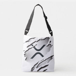 Bolsa Ajustável XRP Rasgado e Imagens do Logotipo do Cheio em Saco