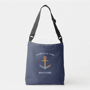 Bolsa Ajustável Yacht clube de ancoragem azul marina welcom