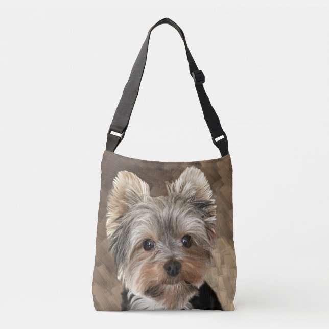 Bolsa Ajustável Yorkie Crossbody Bag (Frente)