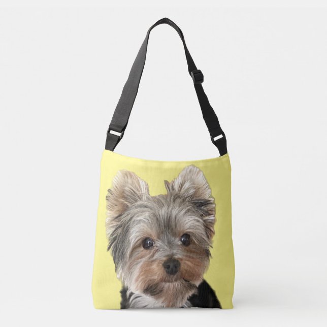 Bolsa Ajustável Yorkie Crossbody Bag (Frente)