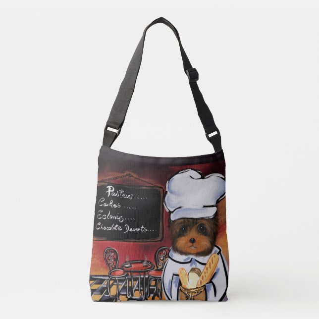 BOLSA AJUSTÁVEL YORKIE POO CHEF (Frente)