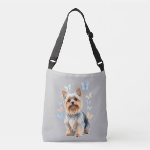 Bolsa Ajustável Yorkshire Terrier Vetor pintando uma alegria adorá