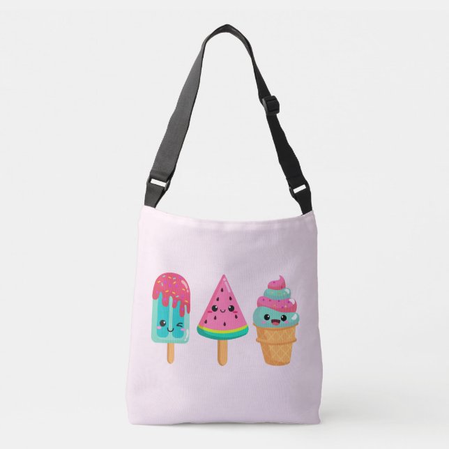 Bolsa Ajustável Yummy Sorvete Trio Summer Vibe (Frente)
