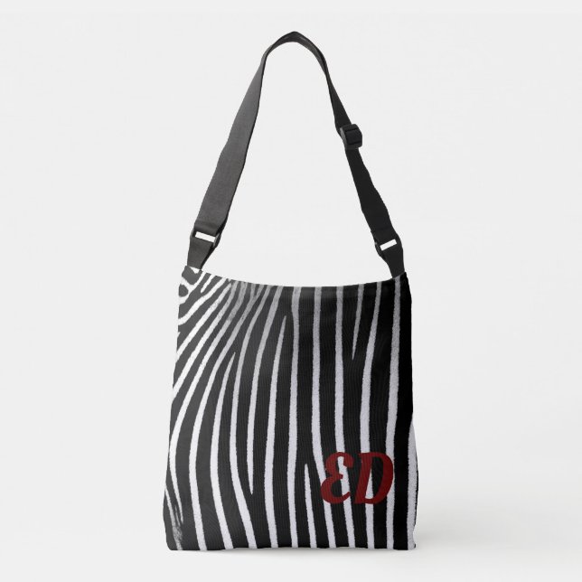 BOLSA AJUSTÁVEL ZEBRA CROSSBODY BAG (Frente)