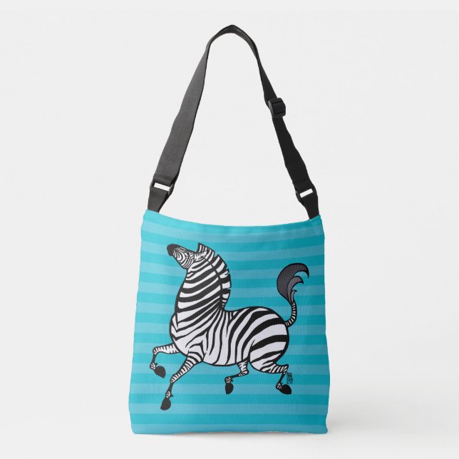 Bolsa Ajustável Zebra Crossbody Bag (Frente)