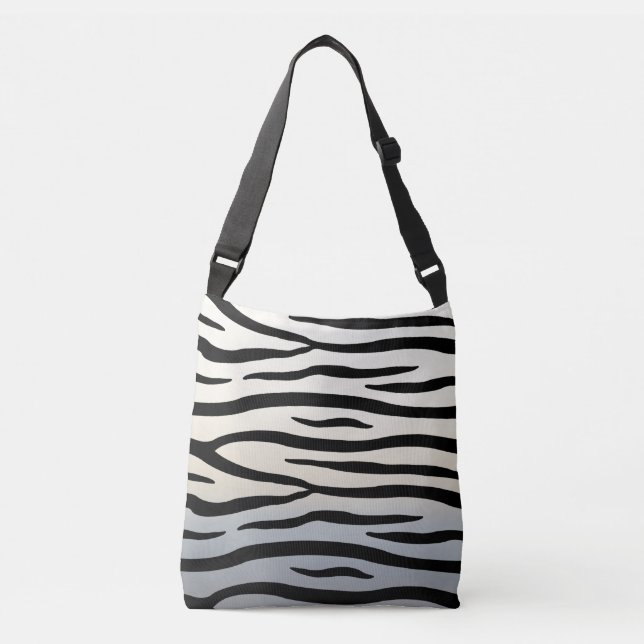 Bolsa Ajustável Zebra Strips Impressão Animal Exótica (Frente)
