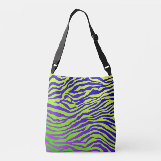 Bolsa Ajustável Zebra verde (Verso)