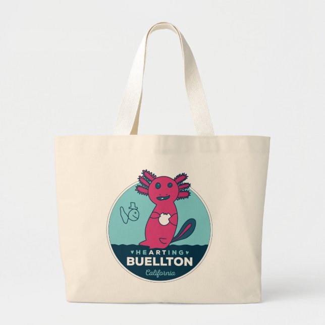 Bolsa - Axolotls Sob O Mar - Buellton.Art (Frente)