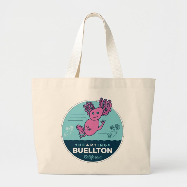 Bolsa - Axolotls Sob O Mar - Buellton.Art (Frente)
