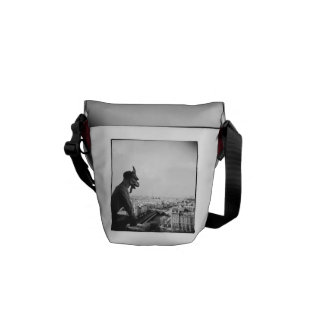 Bolsa Carteiro A vigia -- gárgulas de Notre Dame de Paris